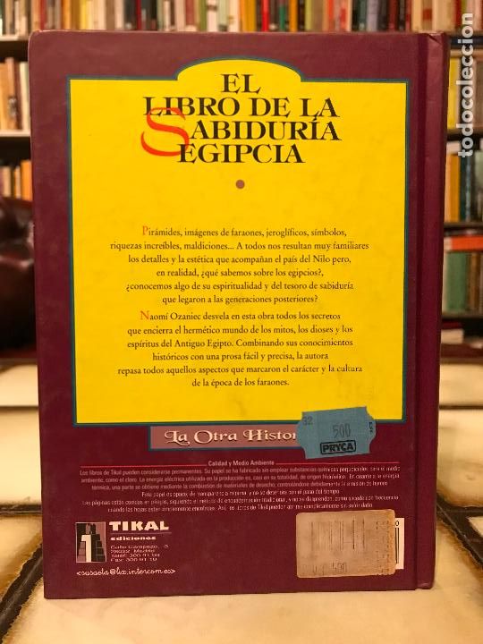 Libros de segunda mano: El libro de la sabidur&iacute;a egipcia. Naomi Ozaniec. - Foto 2