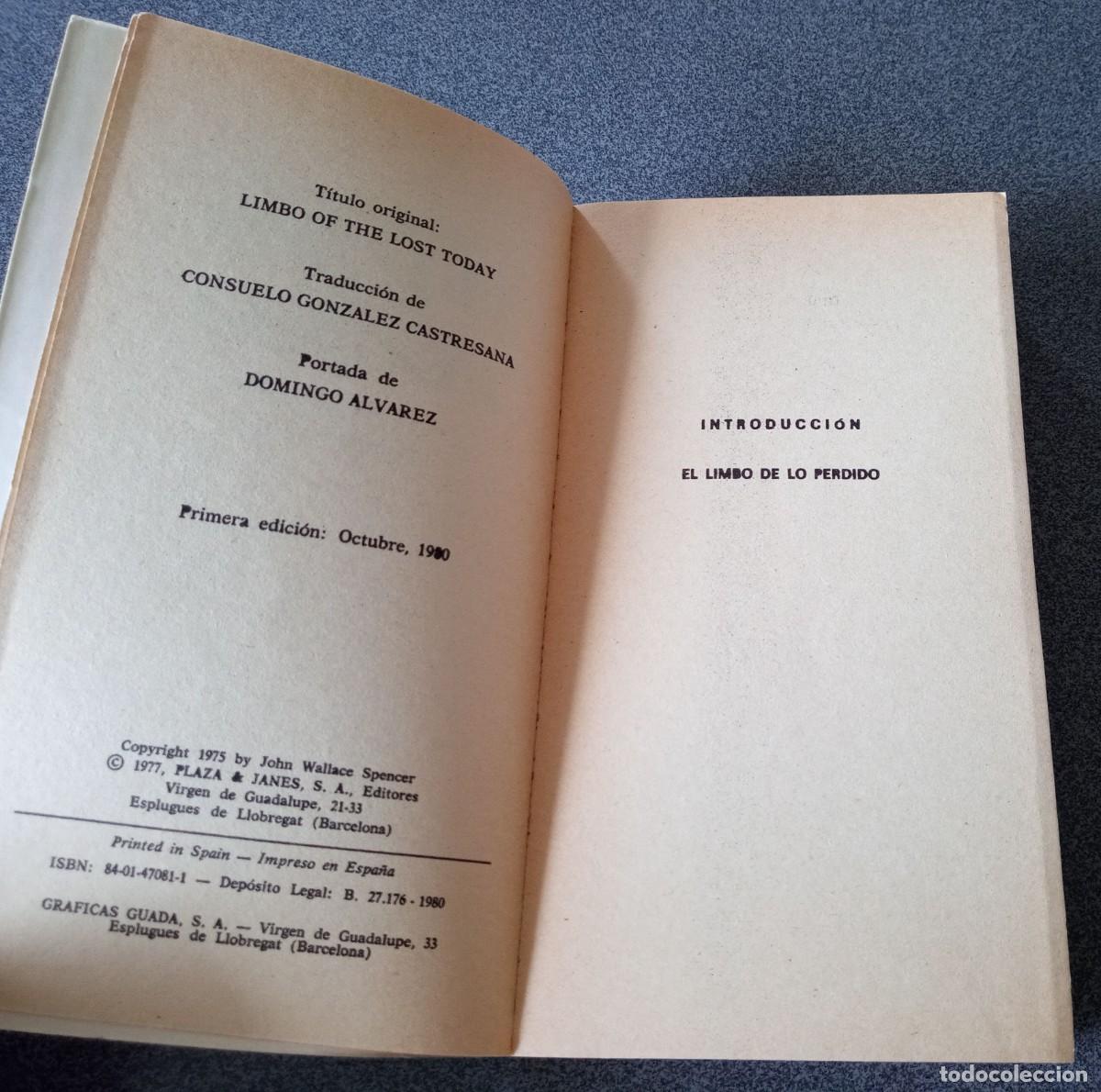 Libros de segunda mano: El Limbo De Lo Perdido John Wallace Spencer - Foto 4