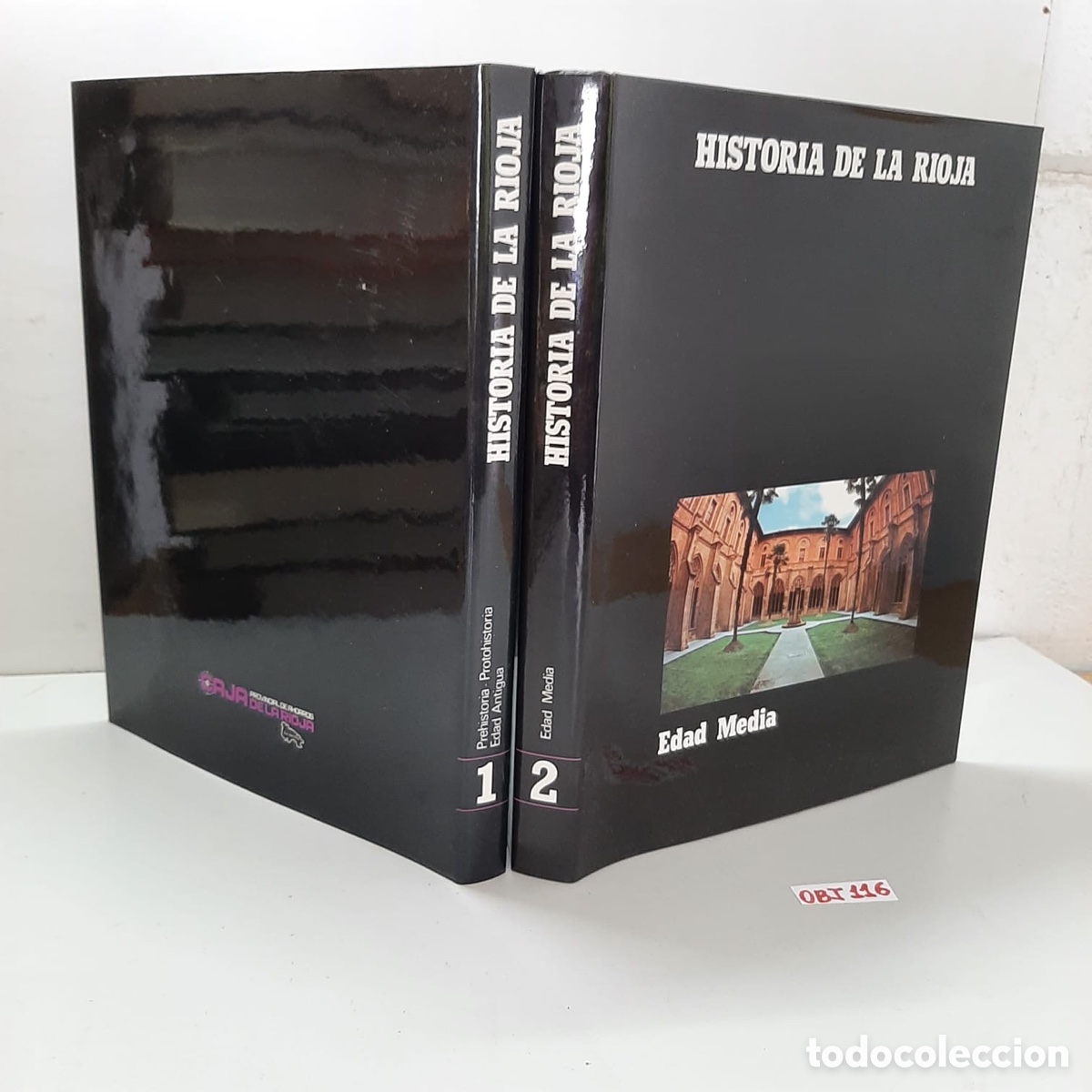 Libros de segunda mano: HISTORIA DE LA RIOJA. 2 TOMOS VOLUMENES - Foto 1