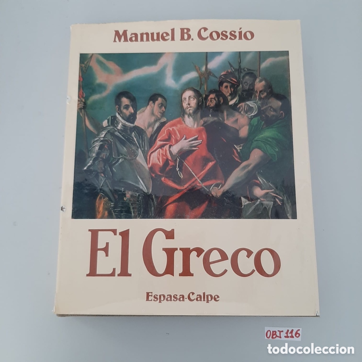 Libros de segunda mano: COSS&Iacute;O, Manuel B. &ndash; El Greco. - Foto 1