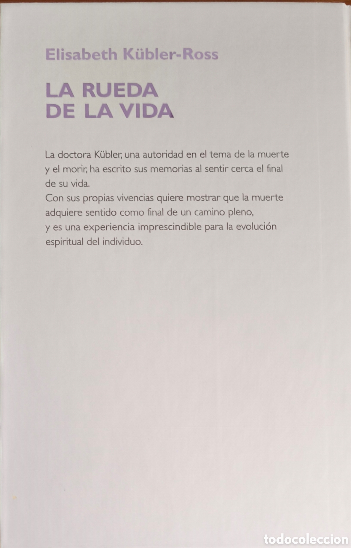 Libros de segunda mano: LA RUEDA DE LA VIDA. Elisabeth K&uuml;bler-Ross - Foto 2