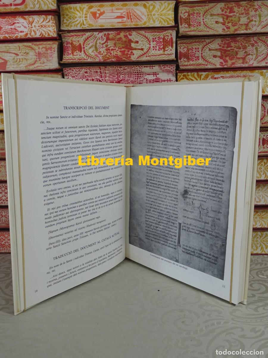 Libros de segunda mano: DOCUMENTS CABDALS DE LA HISTORIA DE CATALUNYA . 2 Vols . - Foto 8