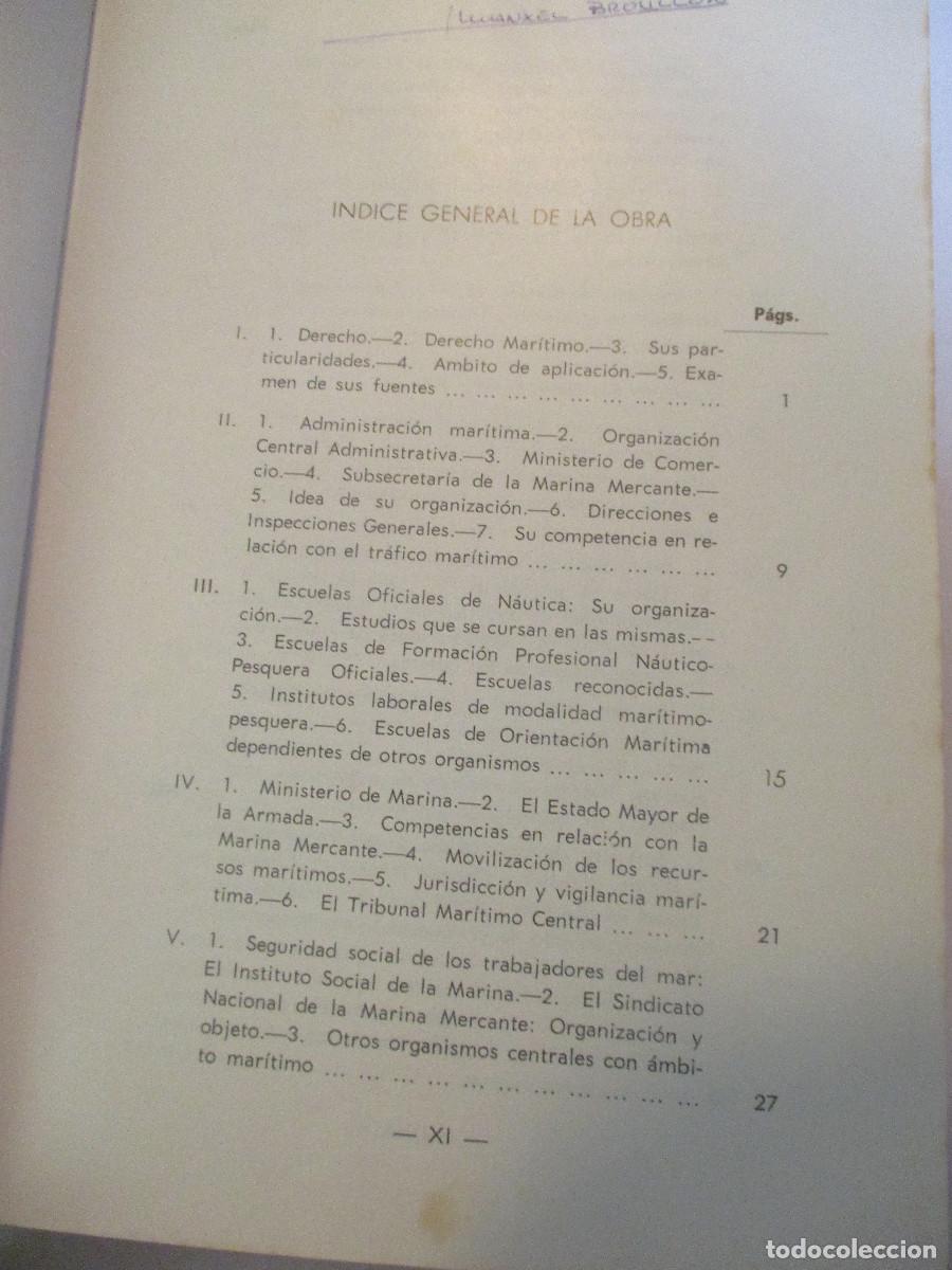 Libros de segunda mano: Curso de derecho mar&iacute;timo W25953 - Foto 2