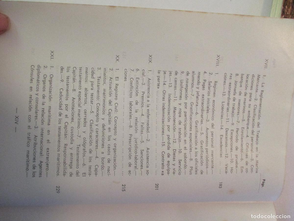 Libros de segunda mano: Curso de derecho mar&iacute;timo W25953 - Foto 5