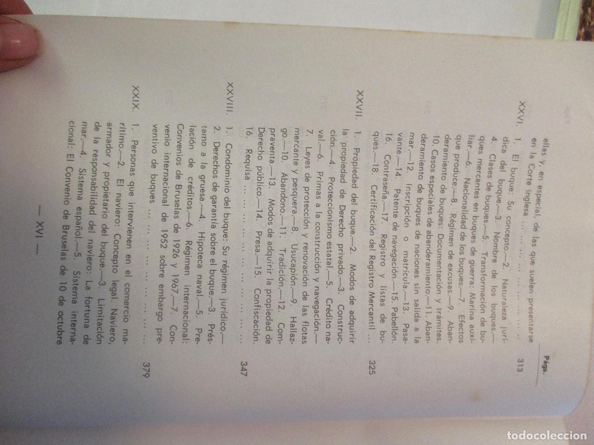 Libros de segunda mano: Curso de derecho mar&iacute;timo W25953 - Foto 7