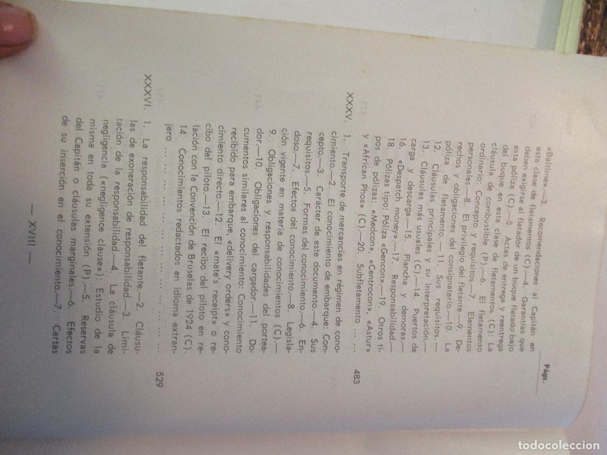 Libros de segunda mano: Curso de derecho mar&iacute;timo W25953 - Foto 9