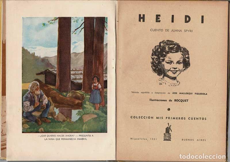 Libros de segunda mano: Heidi. Mis Primeros Cuentos - Juana Spyri - Foto 2