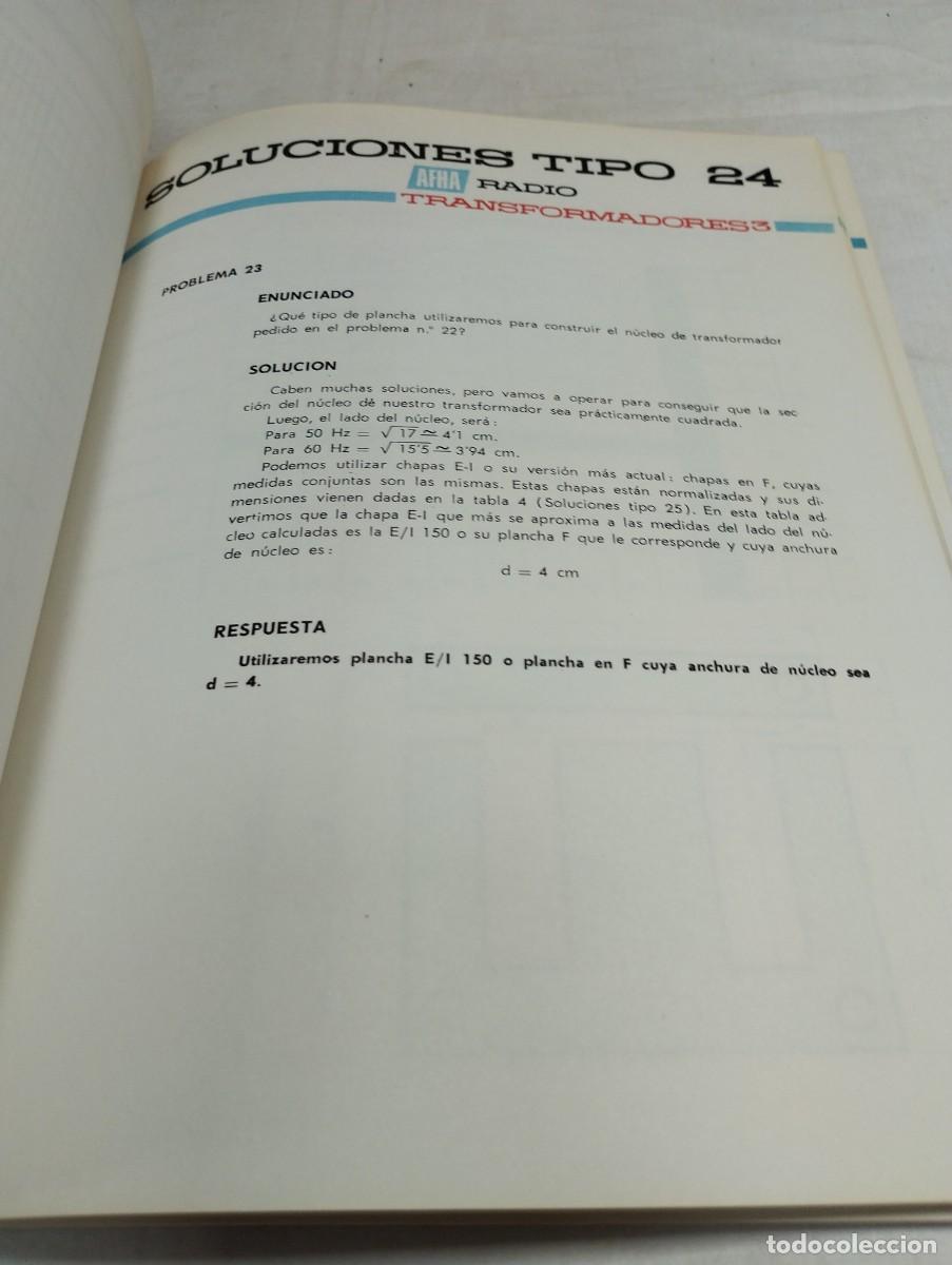 Libros de segunda mano: Soluciones tipo para radiot&eacute;cnicos. AFHA, 1977 - Foto 3