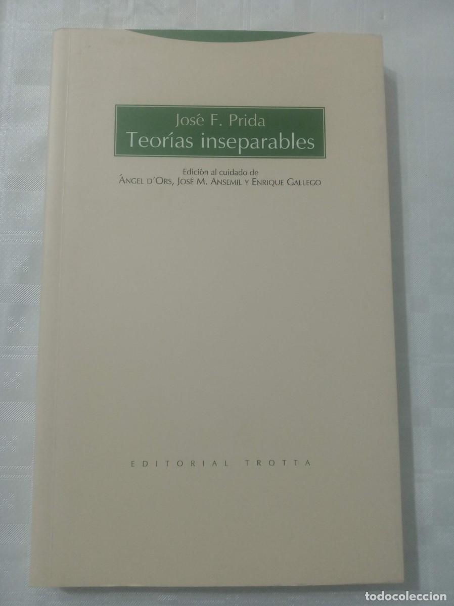 Libros de segunda mano: TEORIAS INSEPARABLES ( JOSE F. PRIDA ) - Foto 1