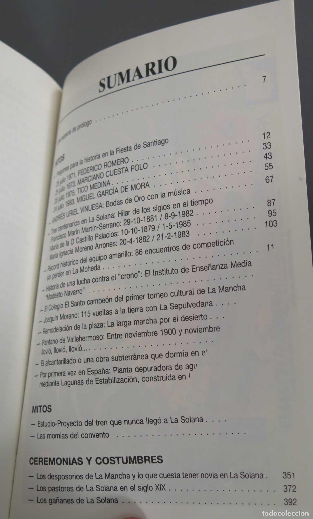 Libros de segunda mano: La Solana: Hitos, mitos, ceremonias y costumbres - Foto 2