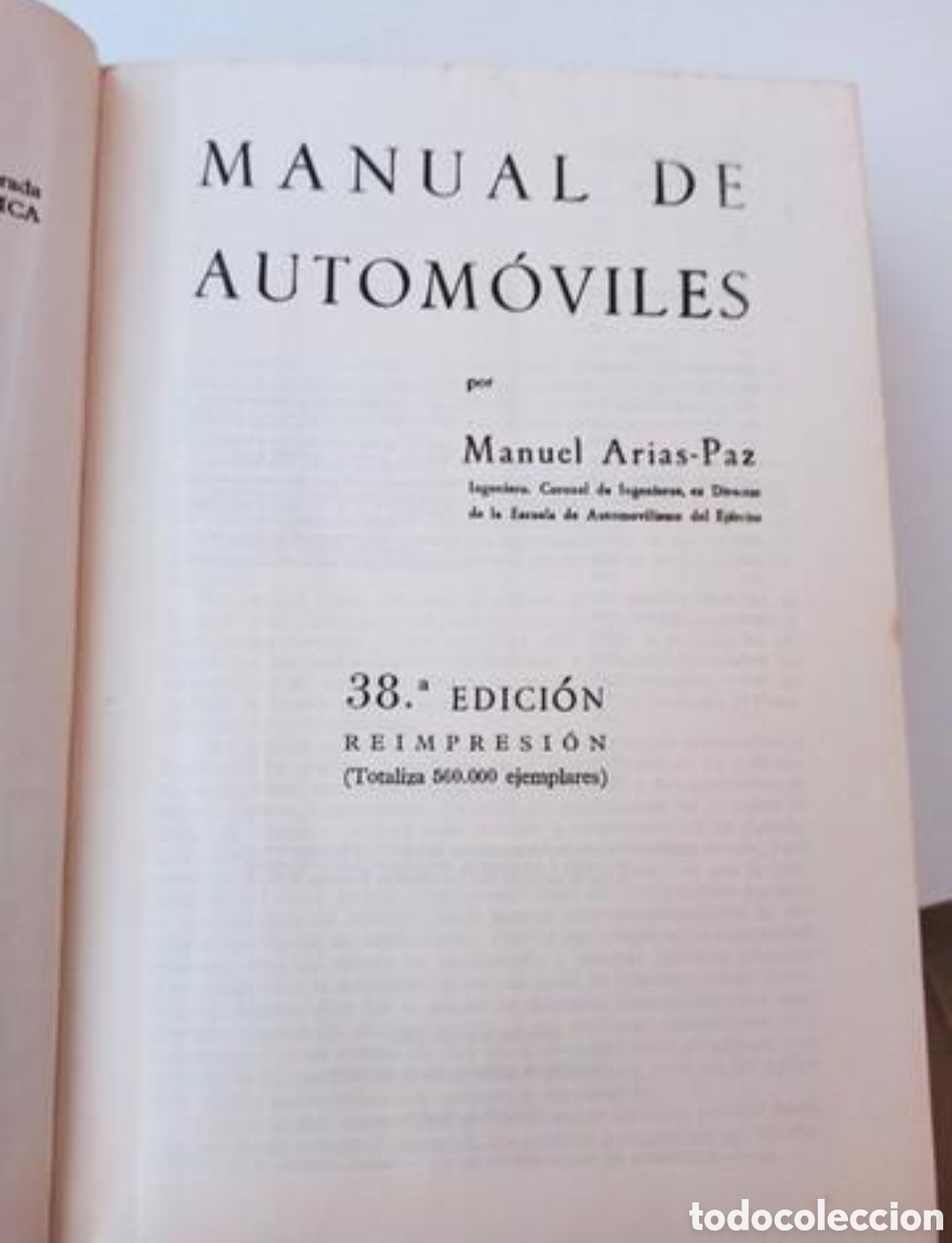 Libros de segunda mano: Manual Autom&oacute;viles Arias -Paz - Foto 2