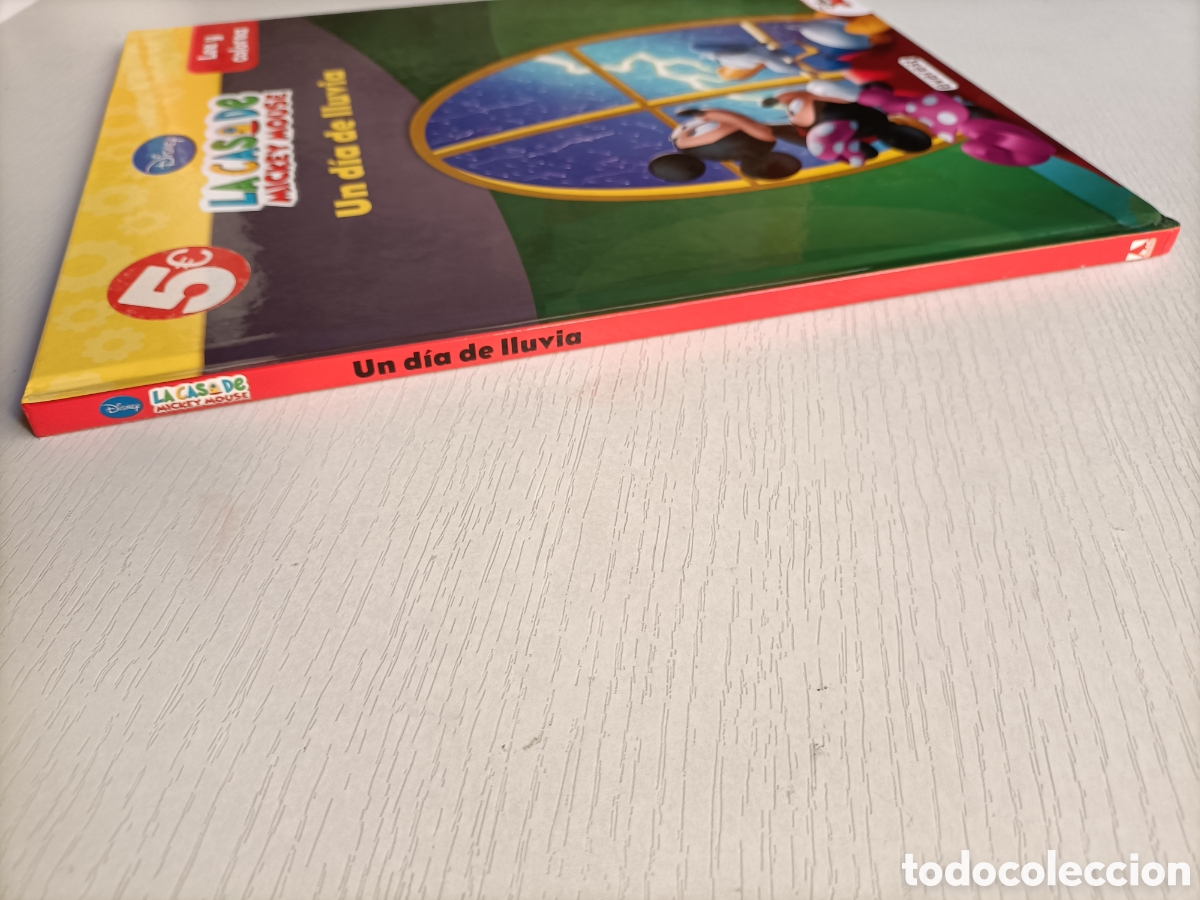 Libros de segunda mano: La Casa de Mickey mouse. Un d&iacute;a de lluvia. Lee y colorea - Foto 4