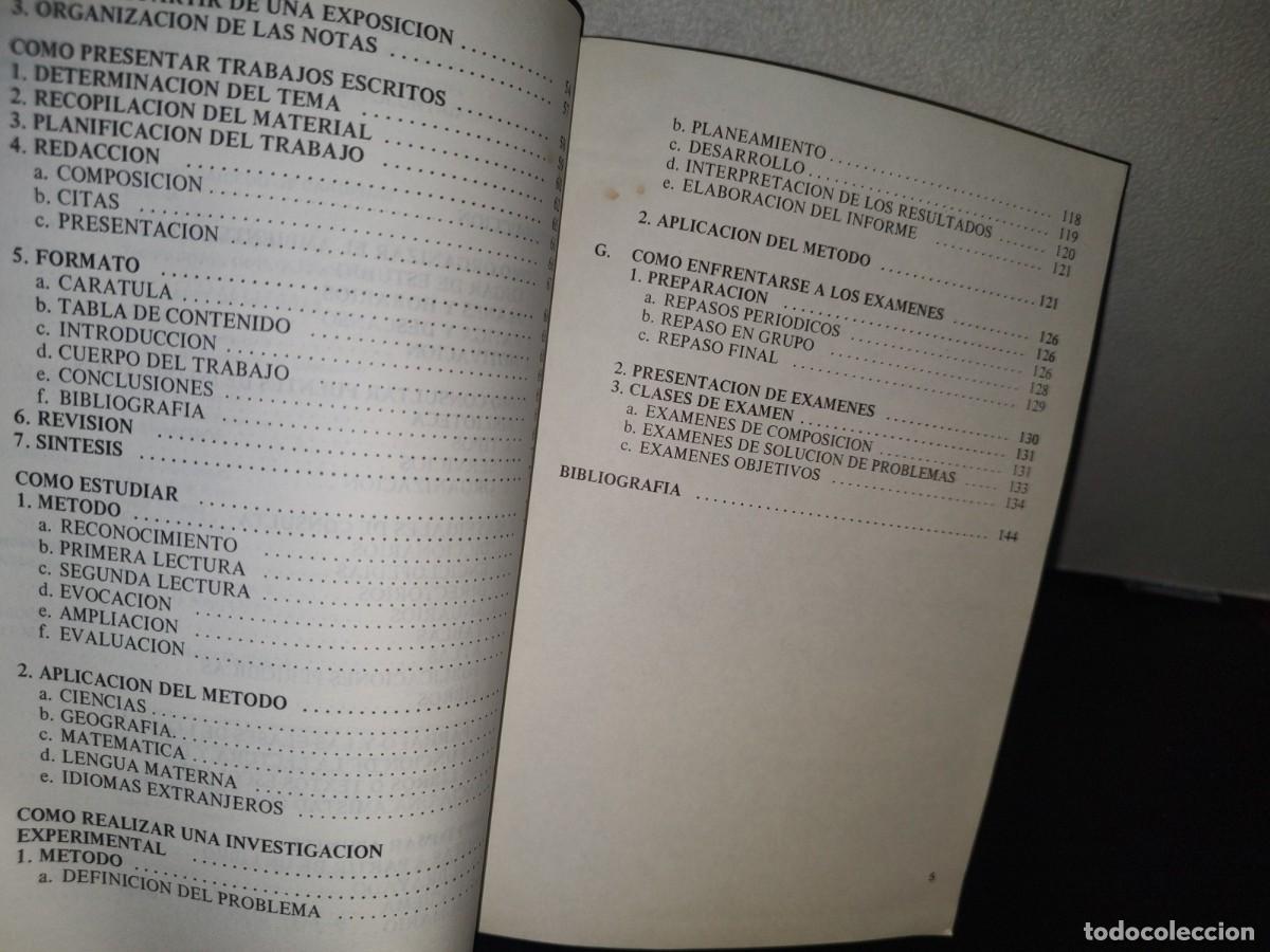 Libros de segunda mano: 96- T&Eacute;CNICAS DE ESTUDIO - VOLUNTAD EDITORES - Foto 5