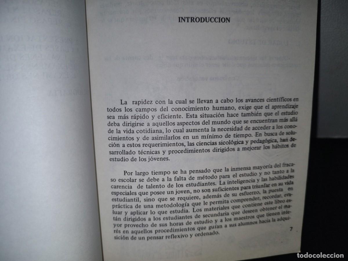 Libros de segunda mano: 96- T&Eacute;CNICAS DE ESTUDIO - VOLUNTAD EDITORES - Foto 6