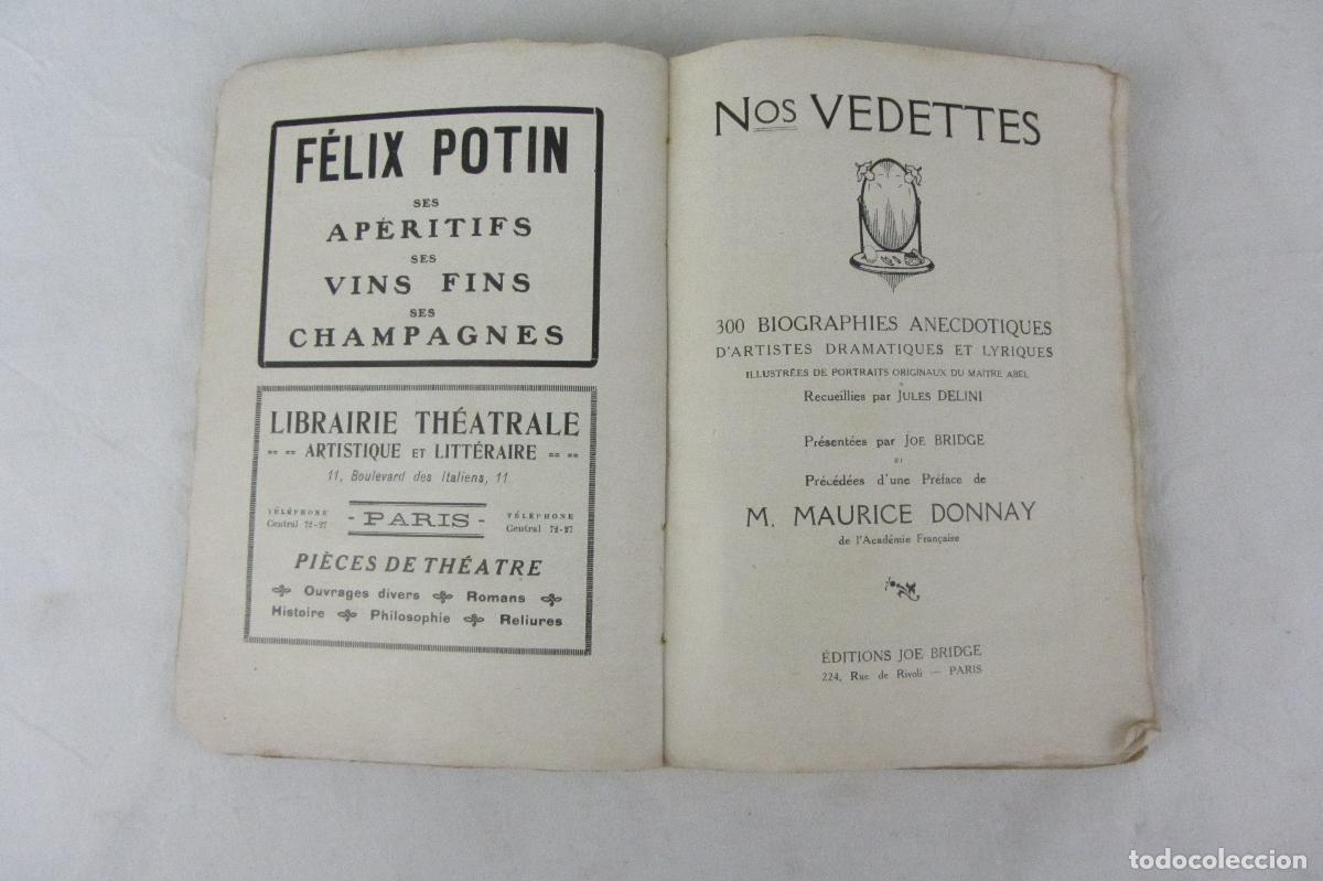 Libros de segunda mano: [FRANC&Eacute;S] LIBRO &lsquo;NOS VEDETTES - EDICIONES JOE BRIDGE. A&Ntilde;O 1922. - Foto 4