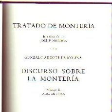 Libros de segunda mano: DISCURSO SOBRE LA MONTERIA. BIBLIOTECA CINEGETICA ESPAÑOLA. CP-141