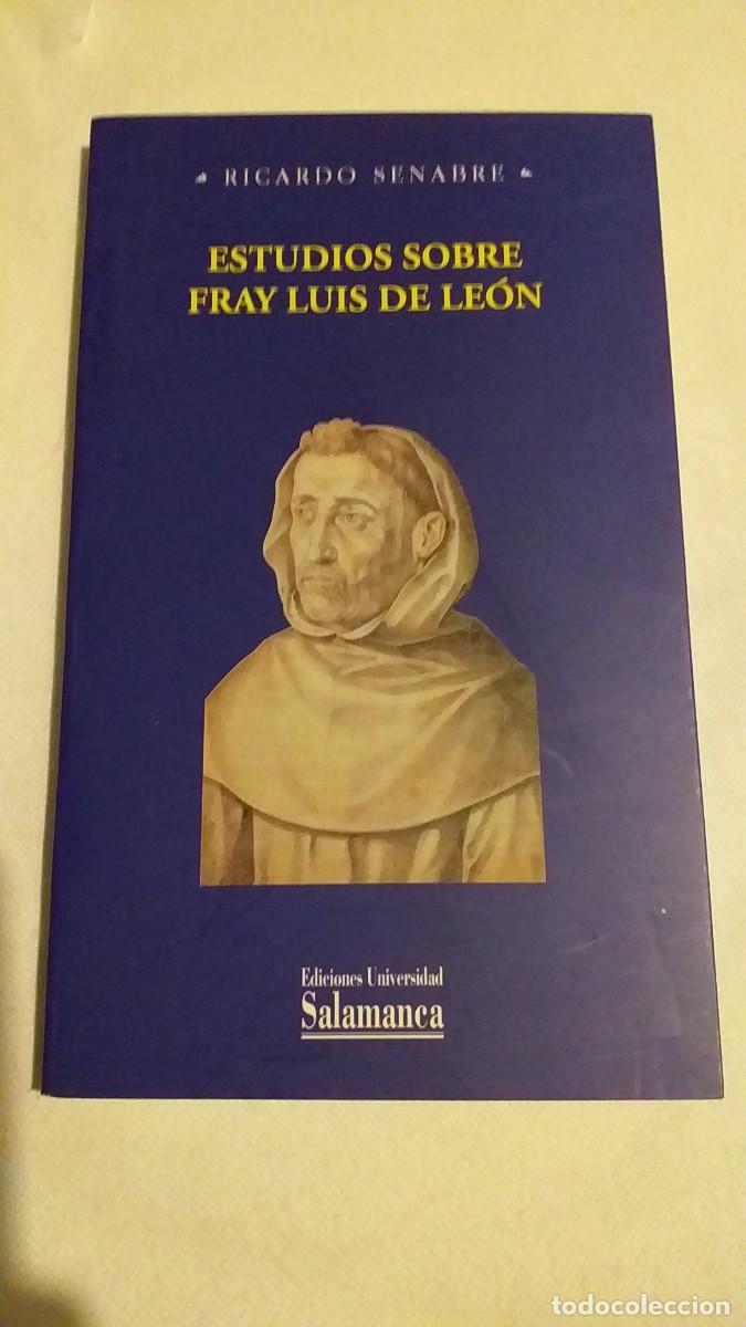 Libros de segunda mano: RICARDO SENABRE: ESTUDIOS SOBRE FRAY LUIS DE LE&Oacute;N - Foto 1