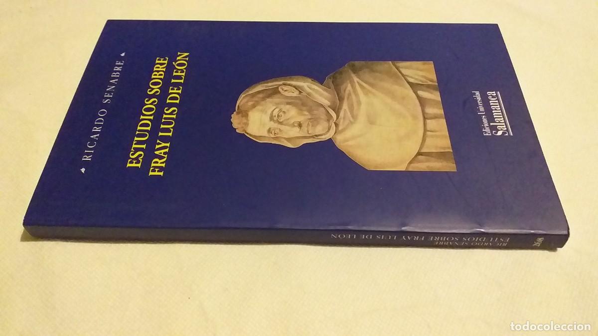 Libros de segunda mano: RICARDO SENABRE: ESTUDIOS SOBRE FRAY LUIS DE LE&Oacute;N - Foto 2