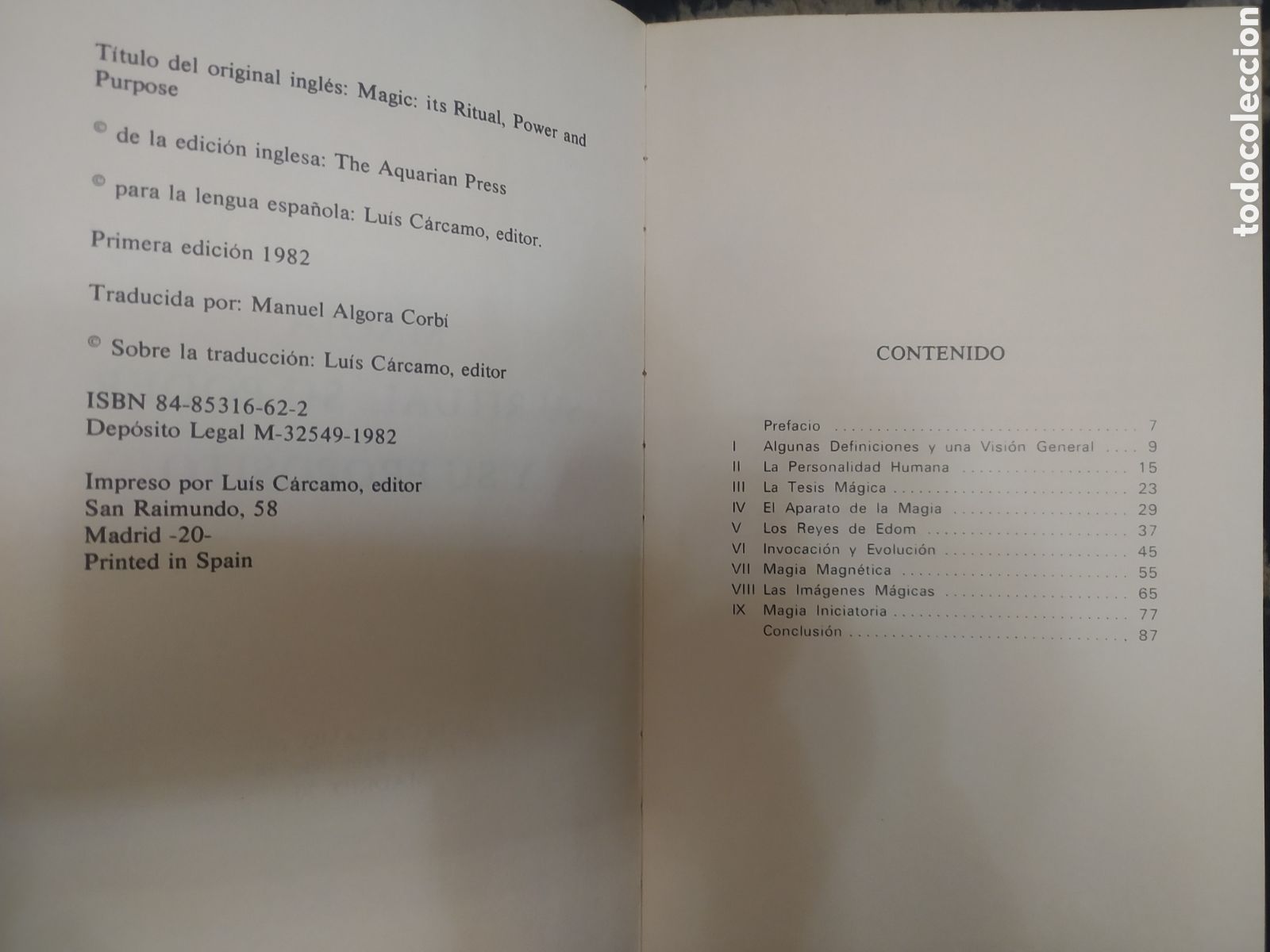 Libros de segunda mano: Magia su rituales poder y su prop&oacute;sito W. E. Butler - Foto 4