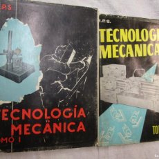 Libros de segunda mano: TECNOLOGIA MECANICA - VV.AA - 2 TOMOS, EDI DON BOSCO, BIBLIOTECA PROFESIONAL 1974 OBRA ILUSTRADA