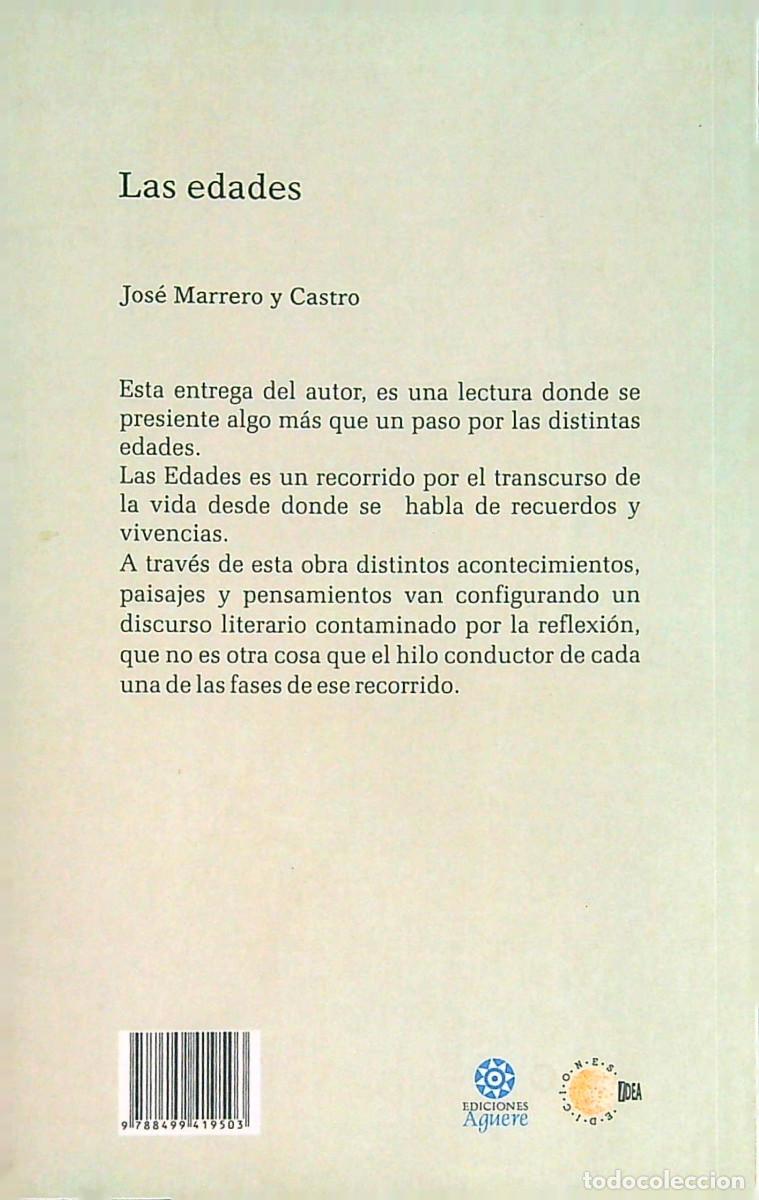 Libros de segunda mano: LAS EDADES - JOS&Eacute; MARRERO Y CASTRO - 2013 - CANARIAS - Foto 3