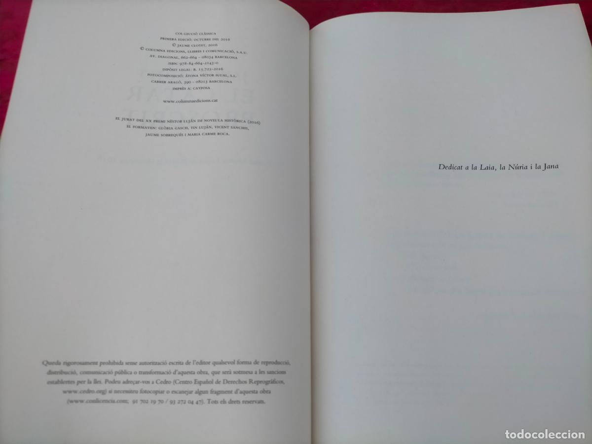 Libros de segunda mano: El c&agrave;tar proscrit Jaume Clotet Columna catal&agrave; - Foto 4