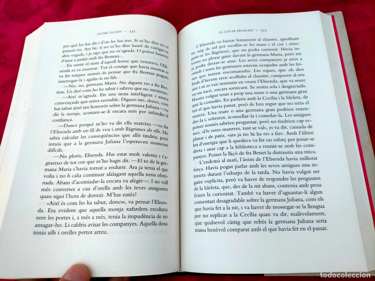 Libros de segunda mano: El c&agrave;tar proscrit Jaume Clotet Columna catal&agrave; - Foto 5
