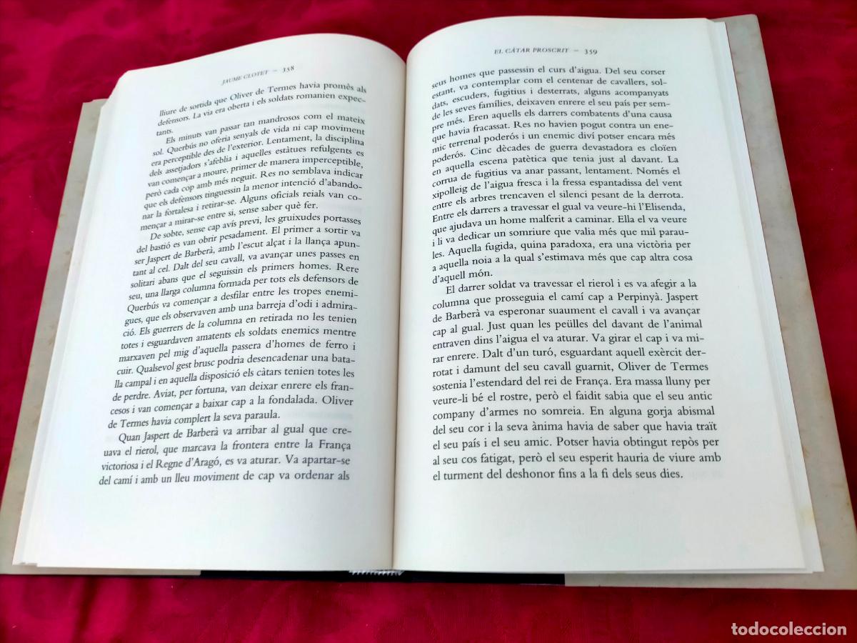 Libros de segunda mano: El c&agrave;tar proscrit Jaume Clotet Columna catal&agrave; - Foto 6