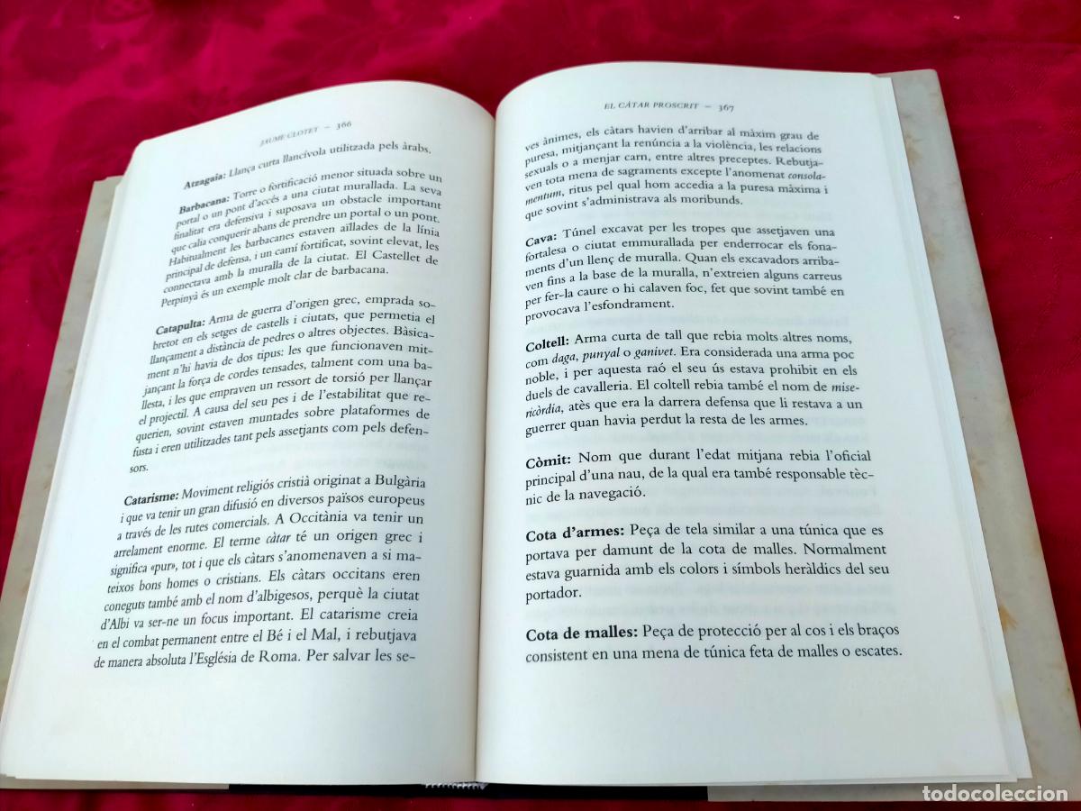 Libros de segunda mano: El c&agrave;tar proscrit Jaume Clotet Columna catal&agrave; - Foto 7