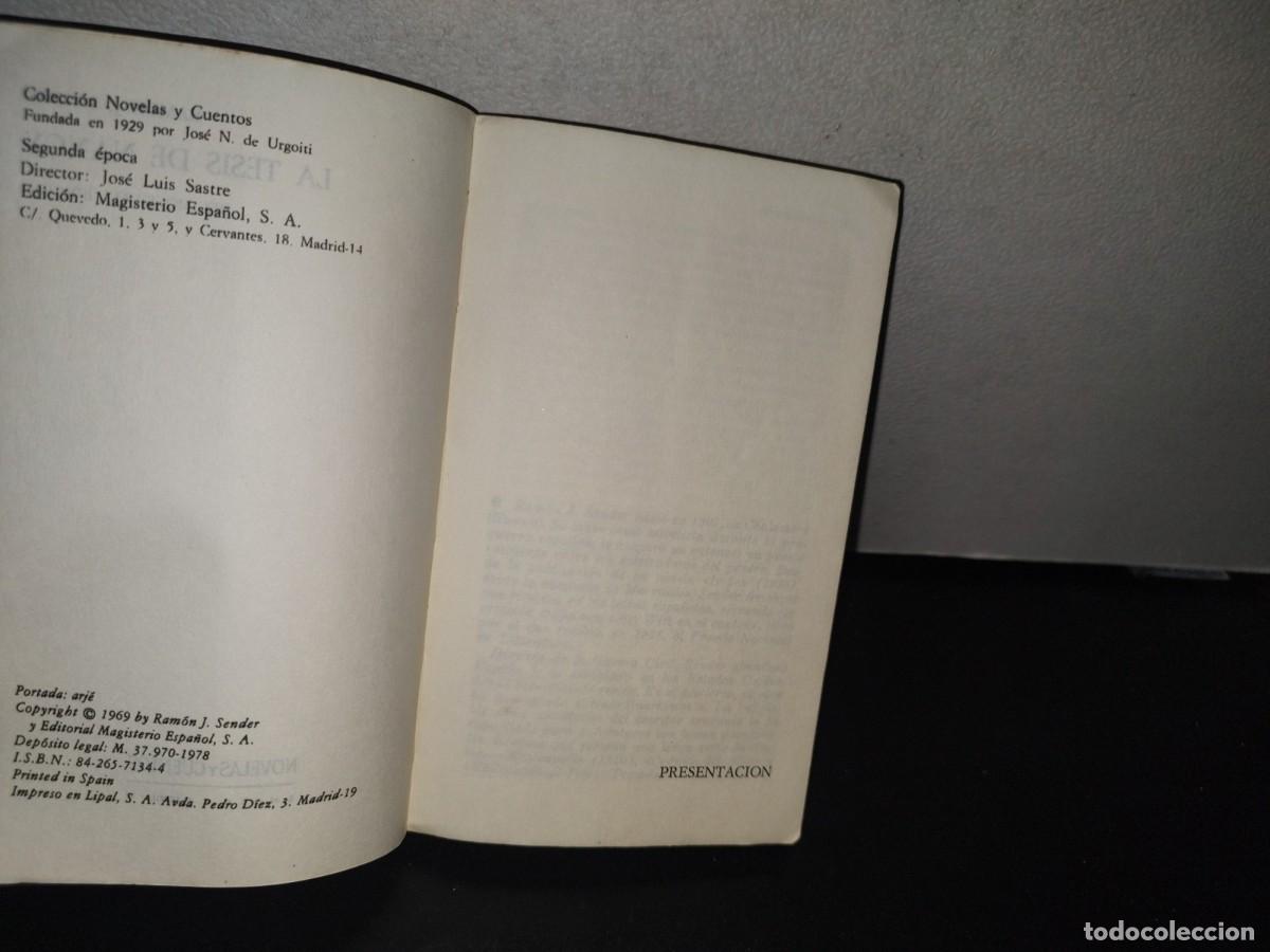 Libros de segunda mano: 96- LA TESIS DE NANCY - RAM&Oacute;N J. SENDER - 1978 - Foto 6