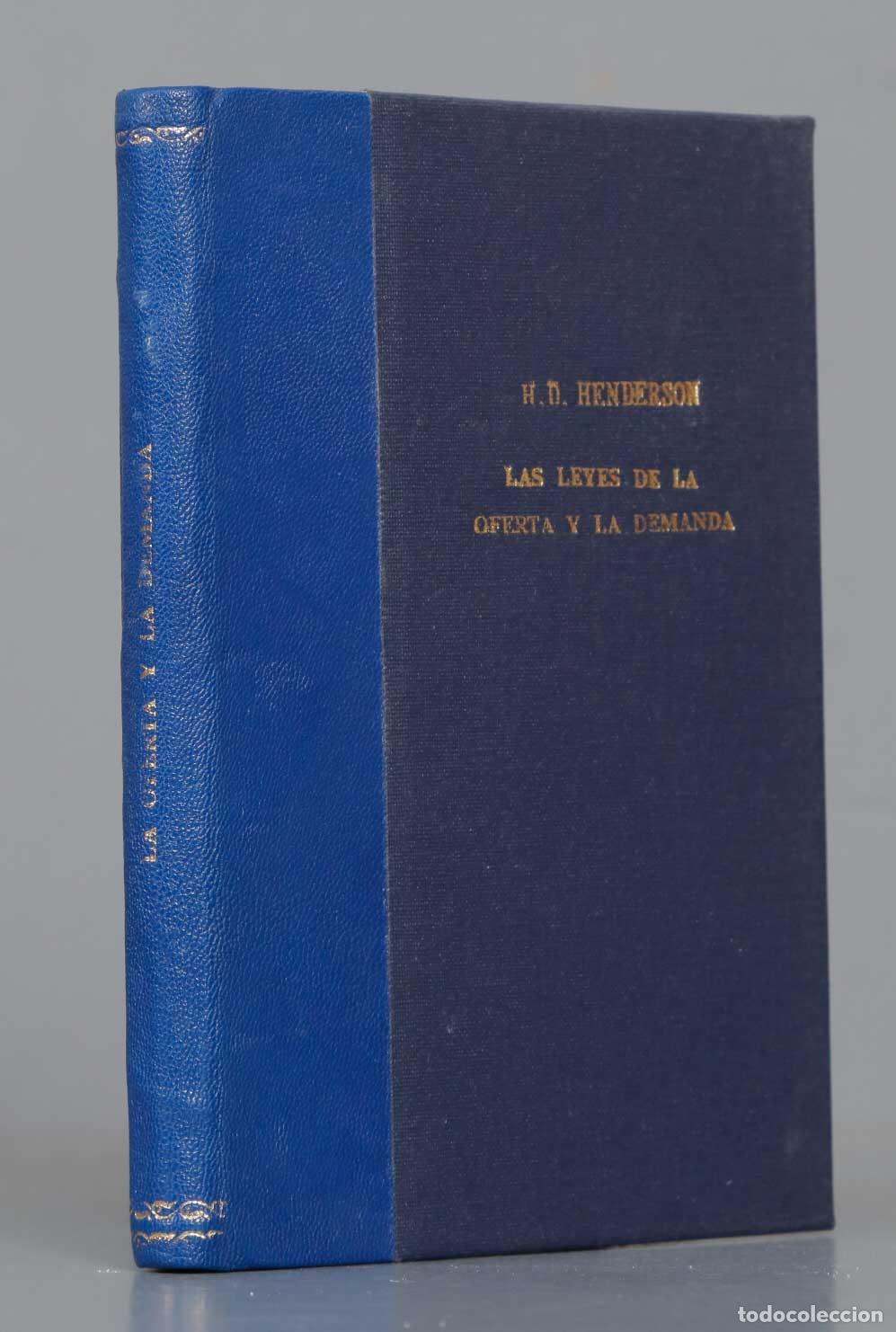 Libros de segunda mano: Las leyes de la oferta y la demanda. HENDERSON - Foto 1