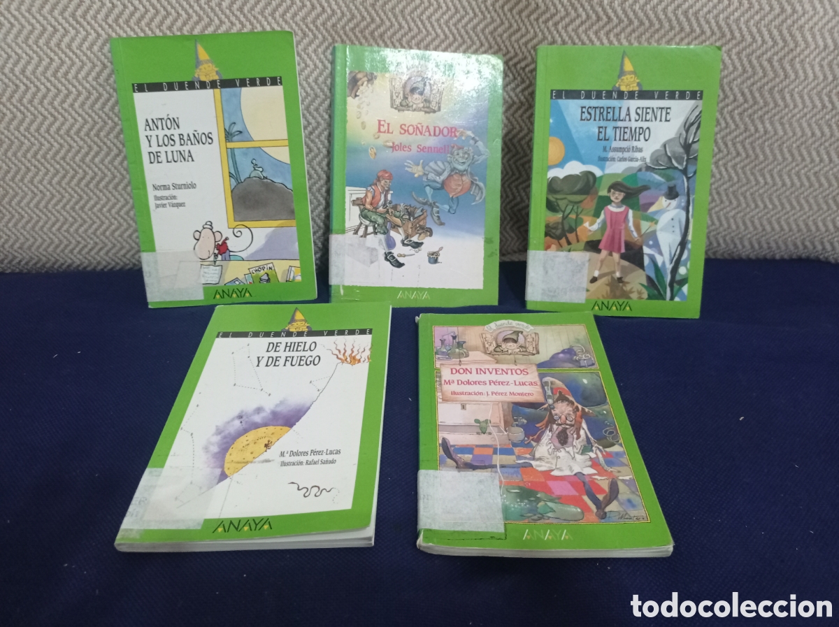 Libros de segunda mano: LOTE 5 LIBROS EL DUENDE VERDE, ESTADOS ACEPTABLES - Foto 1
