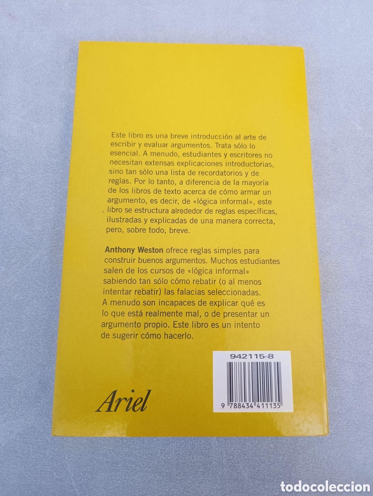 Libros de segunda mano: Las claves de la argumentaci&oacute;n. Anthony Weston. - Foto 2