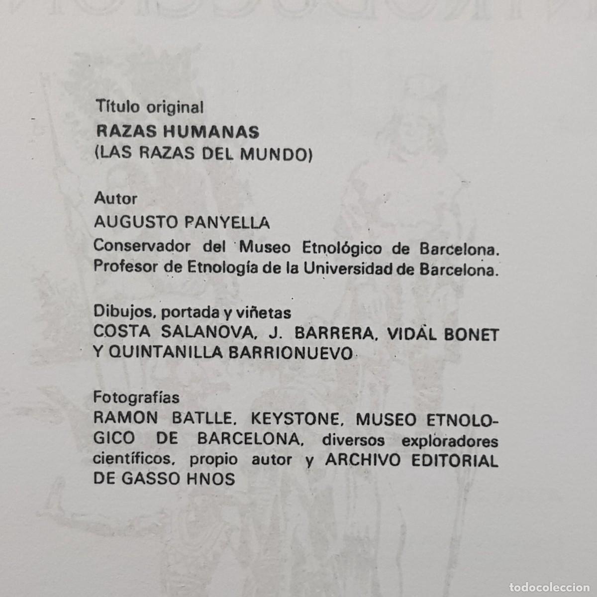 Libros de segunda mano: LAS RAZAS DEL MUNDO - AUGUSTO PANYELLA - EDICIONES RODEGAR / 801 - Foto 4