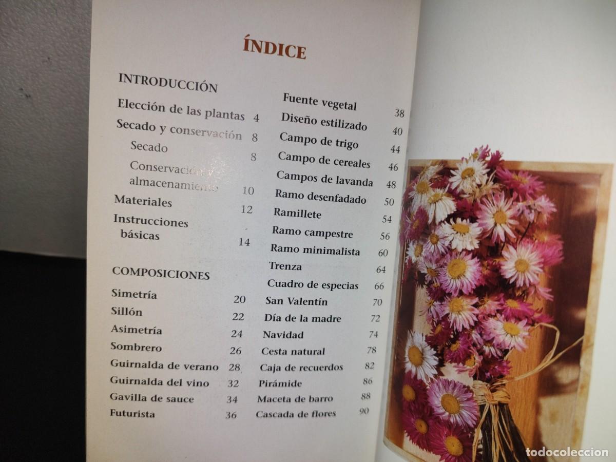 Libros de segunda mano: 96- COMPOSICIONES DE FLORES SECAS - SUSAETA EDICIONES - Foto 6