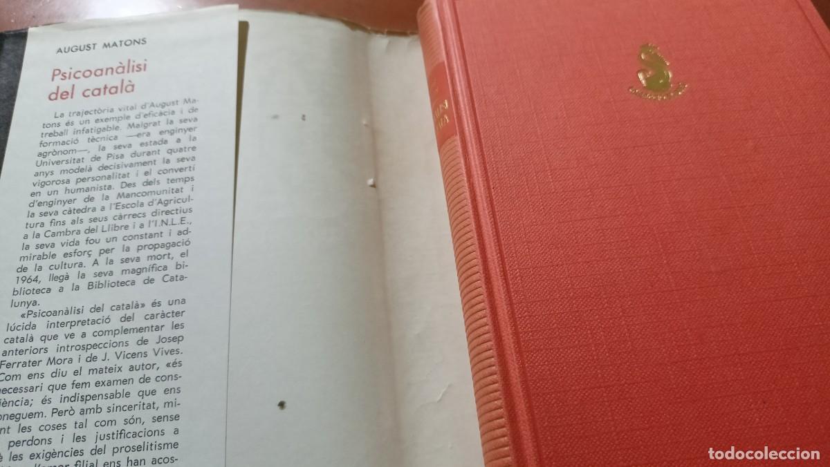 Libros de segunda mano: Psicoan&agrave;lisi del catal&agrave; - August Matons - en catal&agrave; - Foto 3
