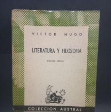 Libros de segunda mano: VICTOR HUGO - LITERATURA Y FILOSOFÍA - 1947