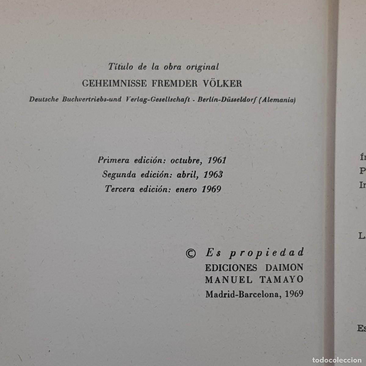 Libros de segunda mano: PUEBLOS Y ENIGMAS DE ORIENTE - DAIMON - HERBERT KIRSCH / CAA 176 - Foto 4