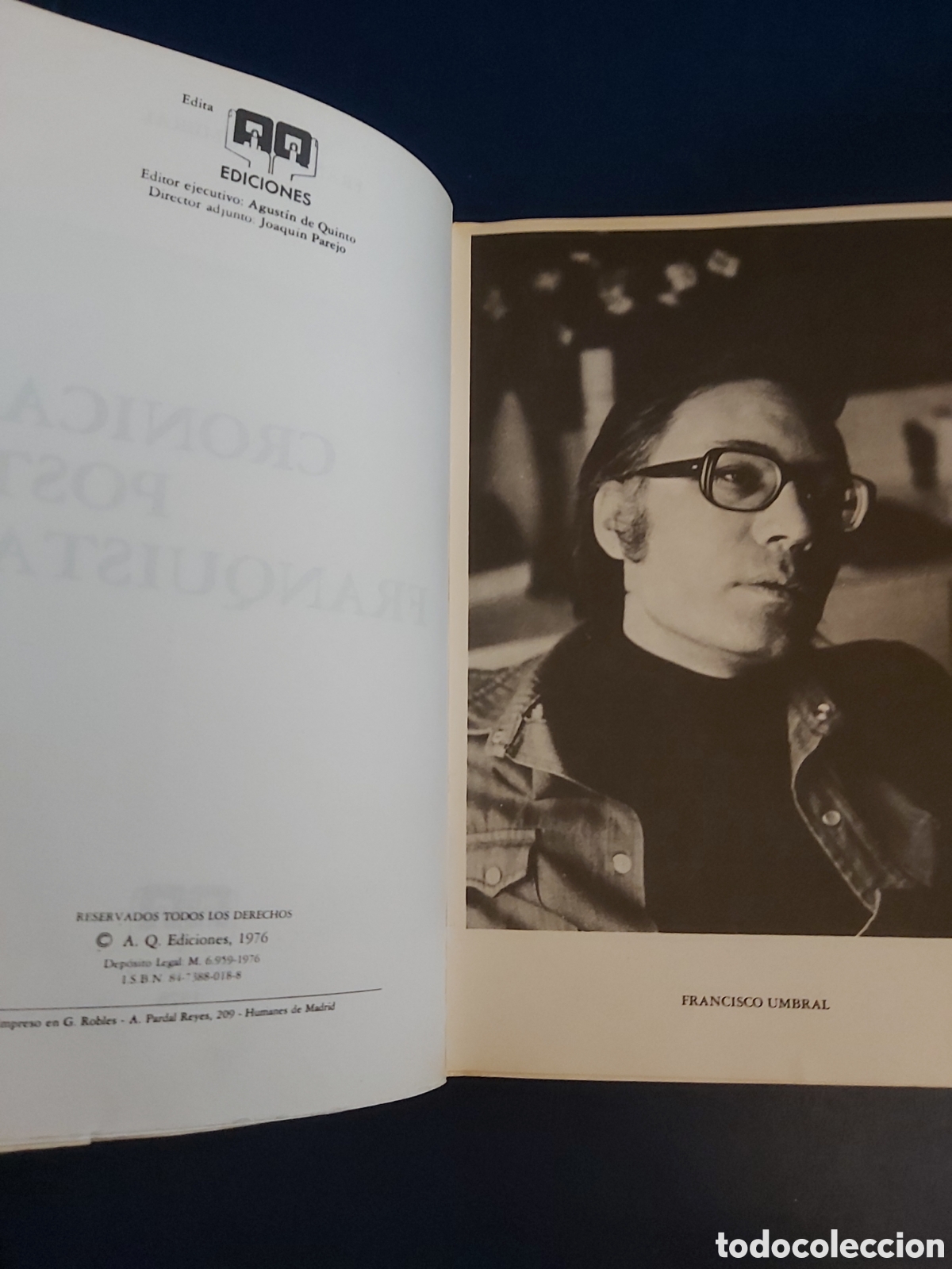 Libros de segunda mano: CR&Oacute;NICAS POST FRANQUISTAS # FRANCISCO UMBRAL 1976 - Foto 4