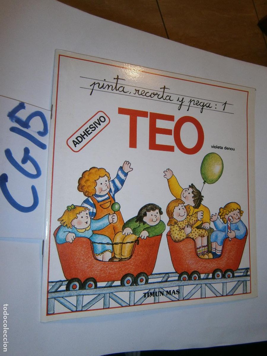 Libros de segunda mano: PINTA, RECORTA Y PEGA - TEO - Foto 1