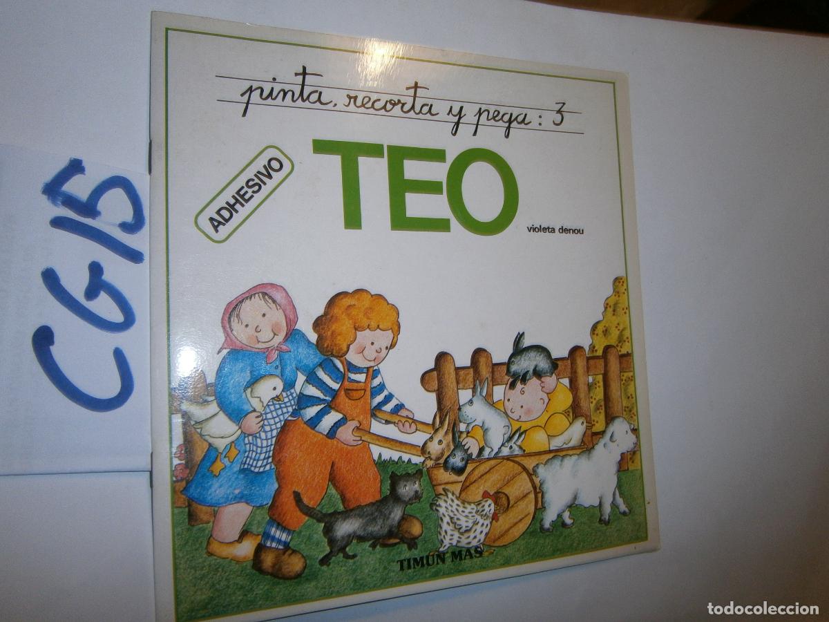 Libros de segunda mano: PINTA, RECORTA Y PEGA - TEO - Foto 1
