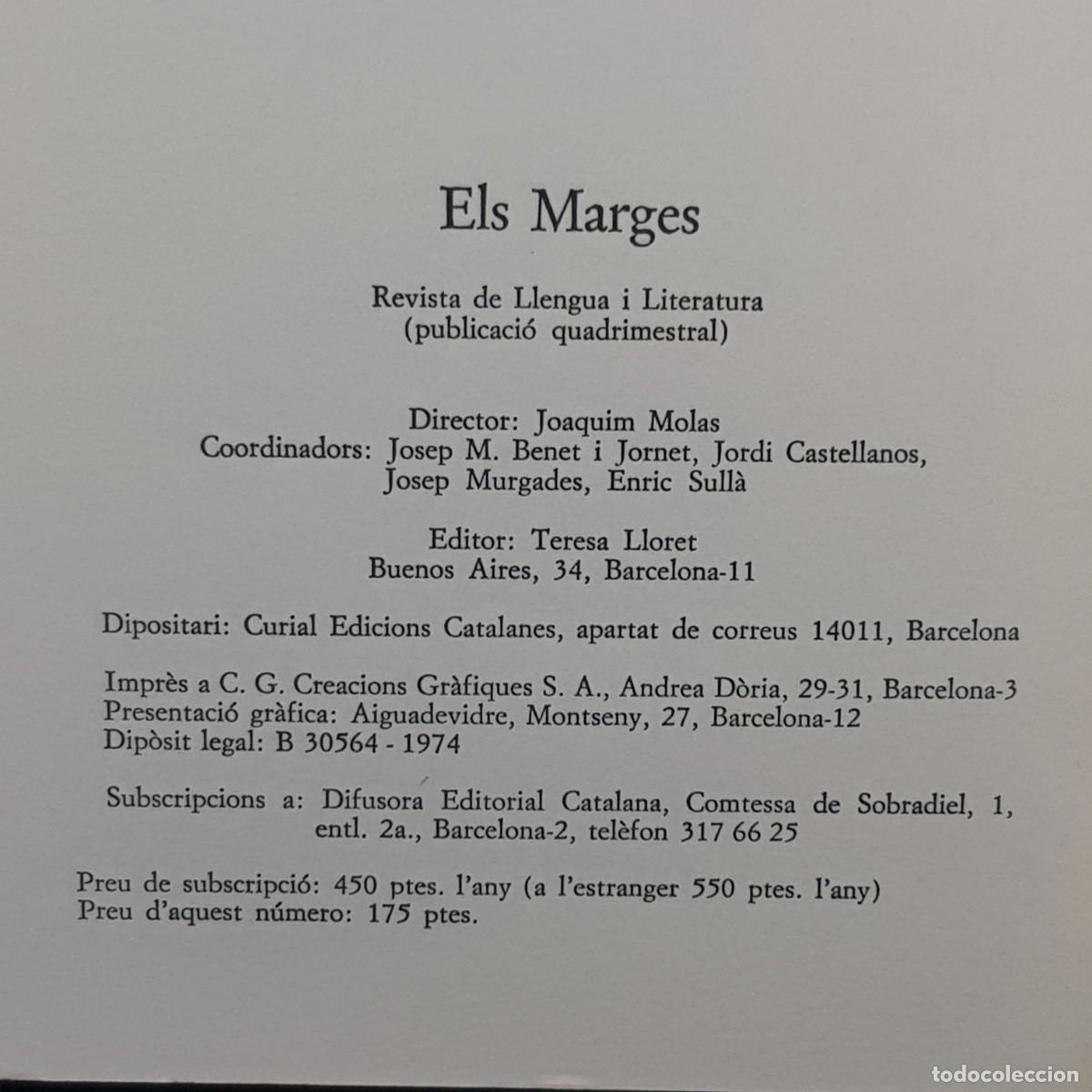 Libros de segunda mano: EL MARGES - 3 - GENER DEL 1975 / 337 - Foto 4