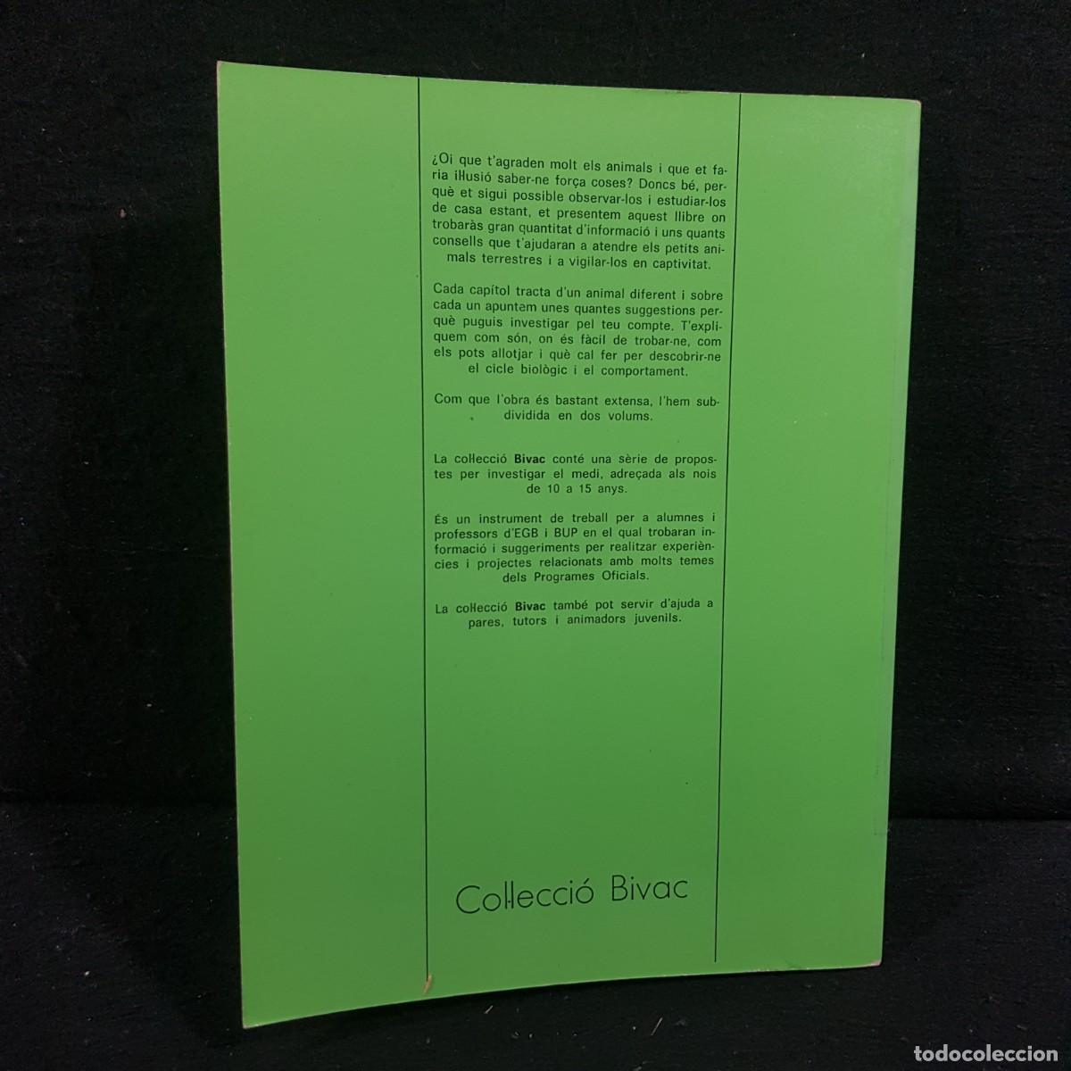 Libros de segunda mano: COM CRIAR I ESTUDIAR PETITS ANIMALS TERRESTRES - I - TEIDE / 344 - Foto 2