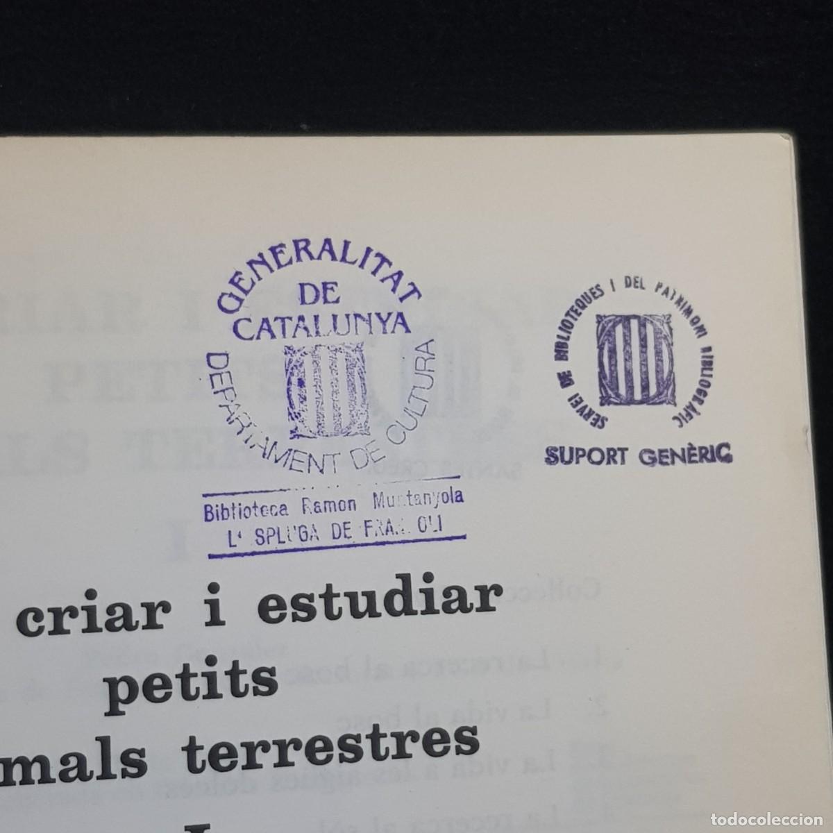 Libros de segunda mano: COM CRIAR I ESTUDIAR PETITS ANIMALS TERRESTRES - I - TEIDE / 344 - Foto 6