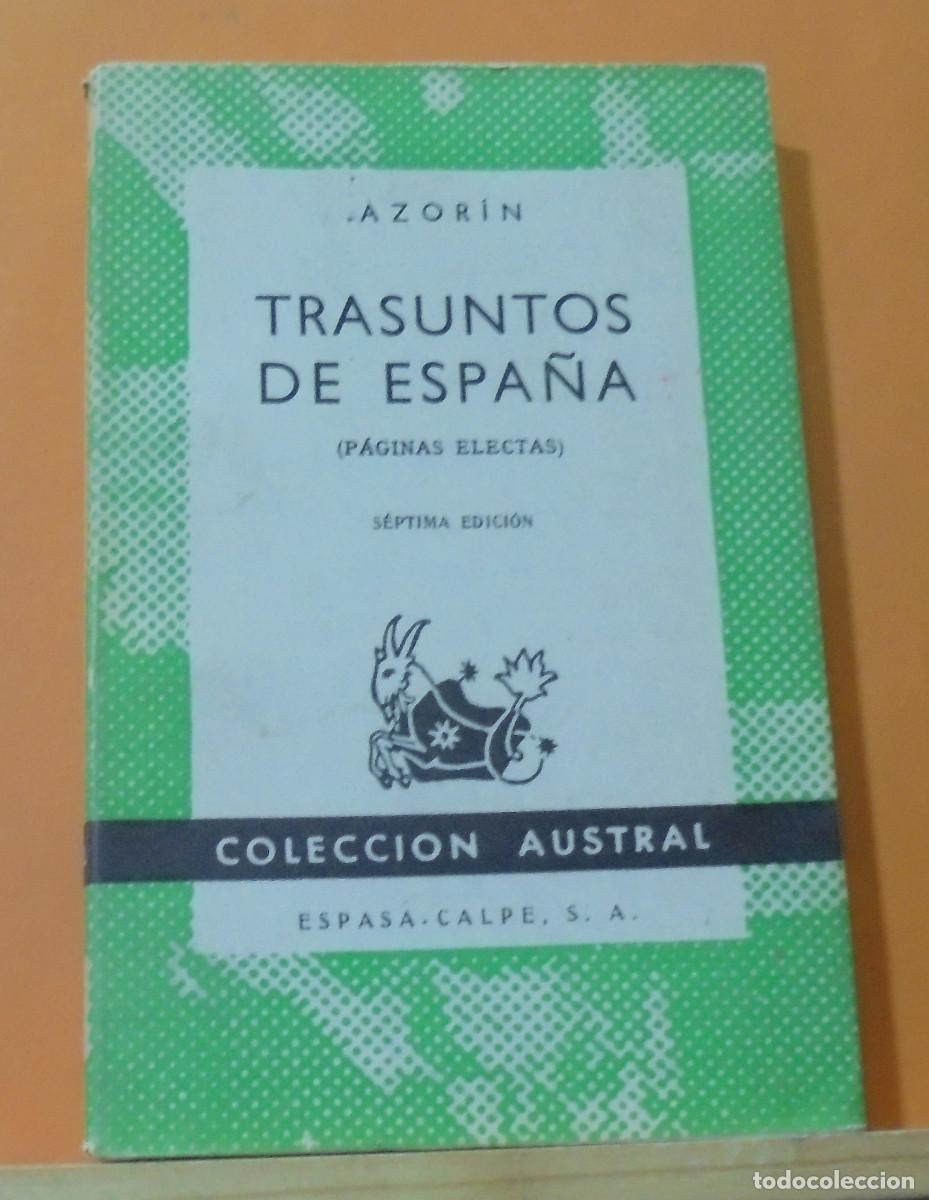 Libros de segunda mano: Trasuntos de Espa&ntilde;a. Azor&iacute;n - Foto 1