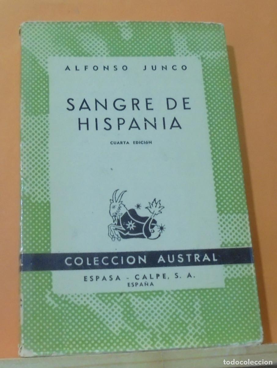 Libros de segunda mano: Sangre de Hispania. Alfonso Junco - Foto 1