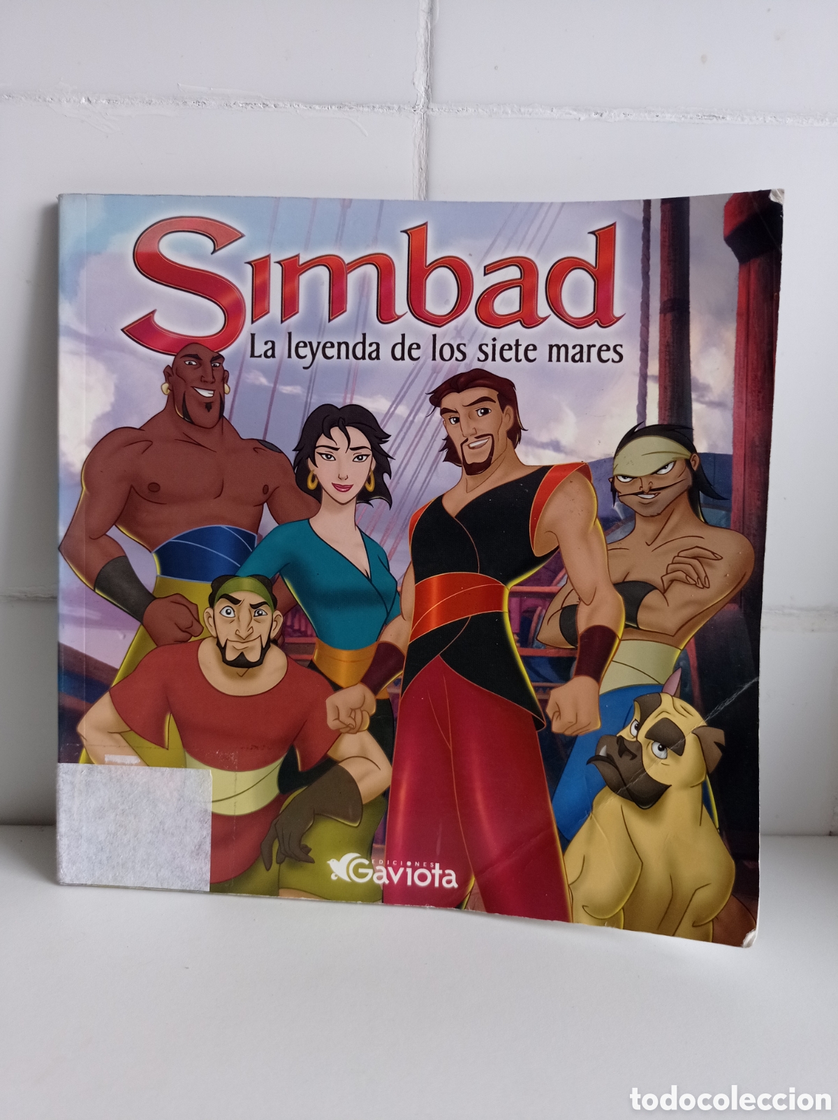 Libros de segunda mano: SIMBAD, LA LEYENDA DE LOS SIETE MARES, EDICIONES GAVIOTA, ESTADO ACEPTABLE - Foto 1