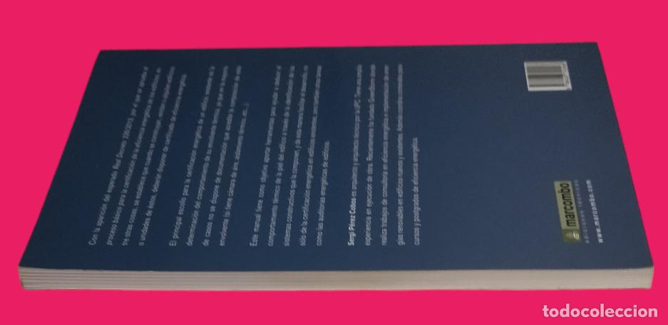 Libros de segunda mano: CERTIFICACI&Oacute;N ENERG&Eacute;TICA EN EDIFICIOS EXISTENTES / SERGI PEREZ COBOS. 1&ordf; EDICI&Oacute;N. COMO NUEVO. - Foto 3
