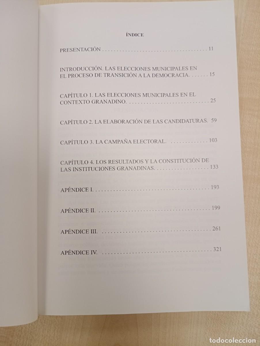 Libros de segunda mano: GRANADA EN LAS MUNICIPALES DE 1979 - Foto 2