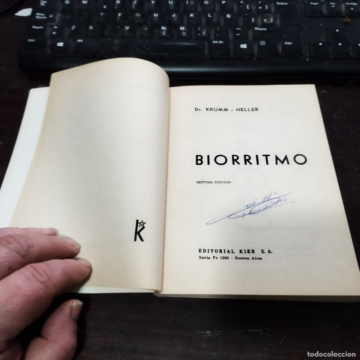 Libros de segunda mano: BIORRITMO / DR.KRUMM HELLER / VI-DESP KIER / - Foto 5